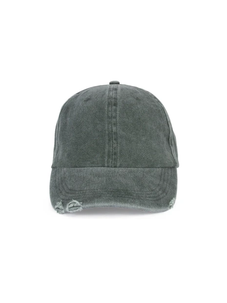 K-UP Casquette vintage effet déchiré - 6 panneaux /api/colors/341150eb-5205-47f3-9146-78bc2f2c3fab personnalisable