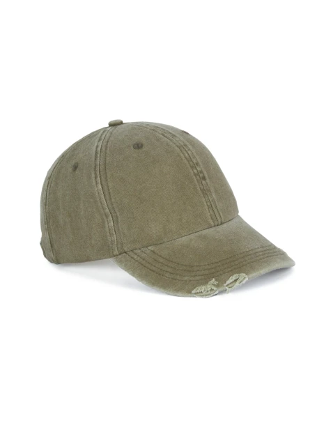 K-UP Casquette vintage effet déchiré - 6 panneaux /api/colors/4b092610-4676-40e4-83e7-4bd84a03443a personnalisable