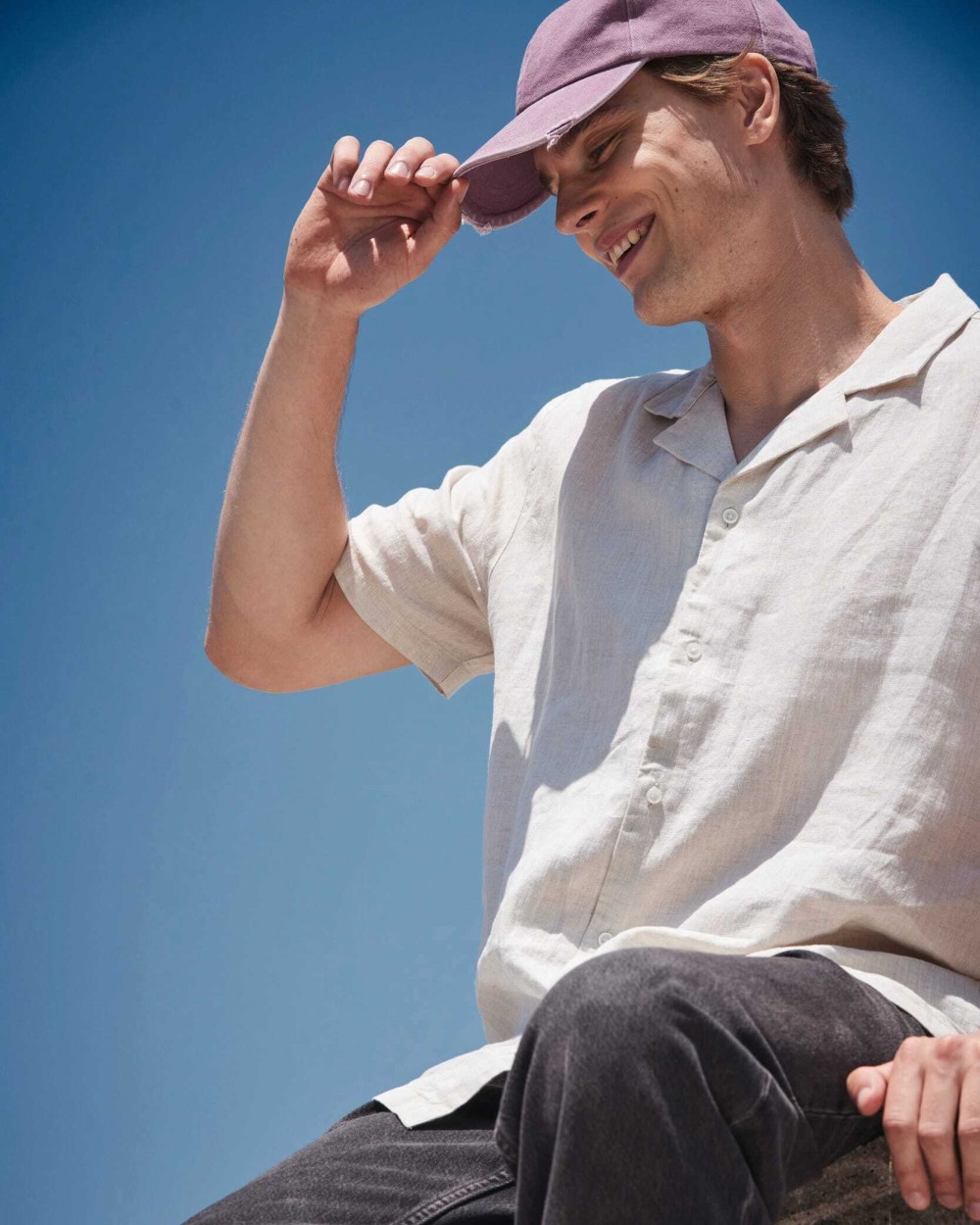 Petjes K-UP Gescheurde verwassen pet voor bedrukking &amp; borduring