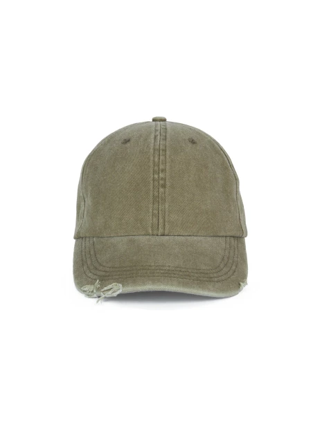 K-UP Casquette vintage effet déchiré - 6 panneaux /api/colors/4b092610-4676-40e4-83e7-4bd84a03443a personnalisable