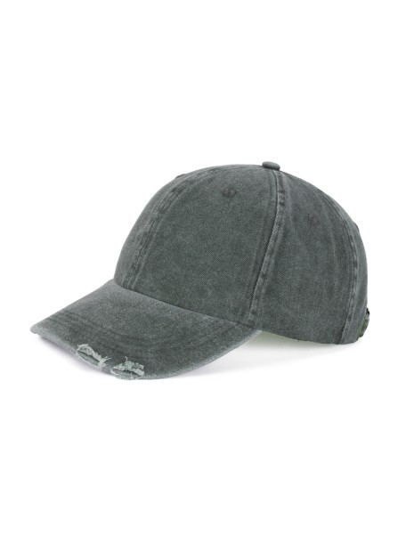 K-UP Casquette vintage effet déchiré - 6 panneaux /api/colors/341150eb-5205-47f3-9146-78bc2f2c3fab personnalisable
