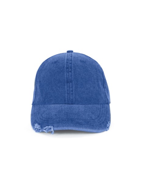 K-UP Casquette vintage effet déchiré - 6 panneaux /api/colors/49badd05-5b6f-42e6-854a-a79d11eb05dc personnalisable