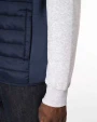 KARIBAN Bodywarmer aus zwei Materialien für Herren Jacken personalisierbar