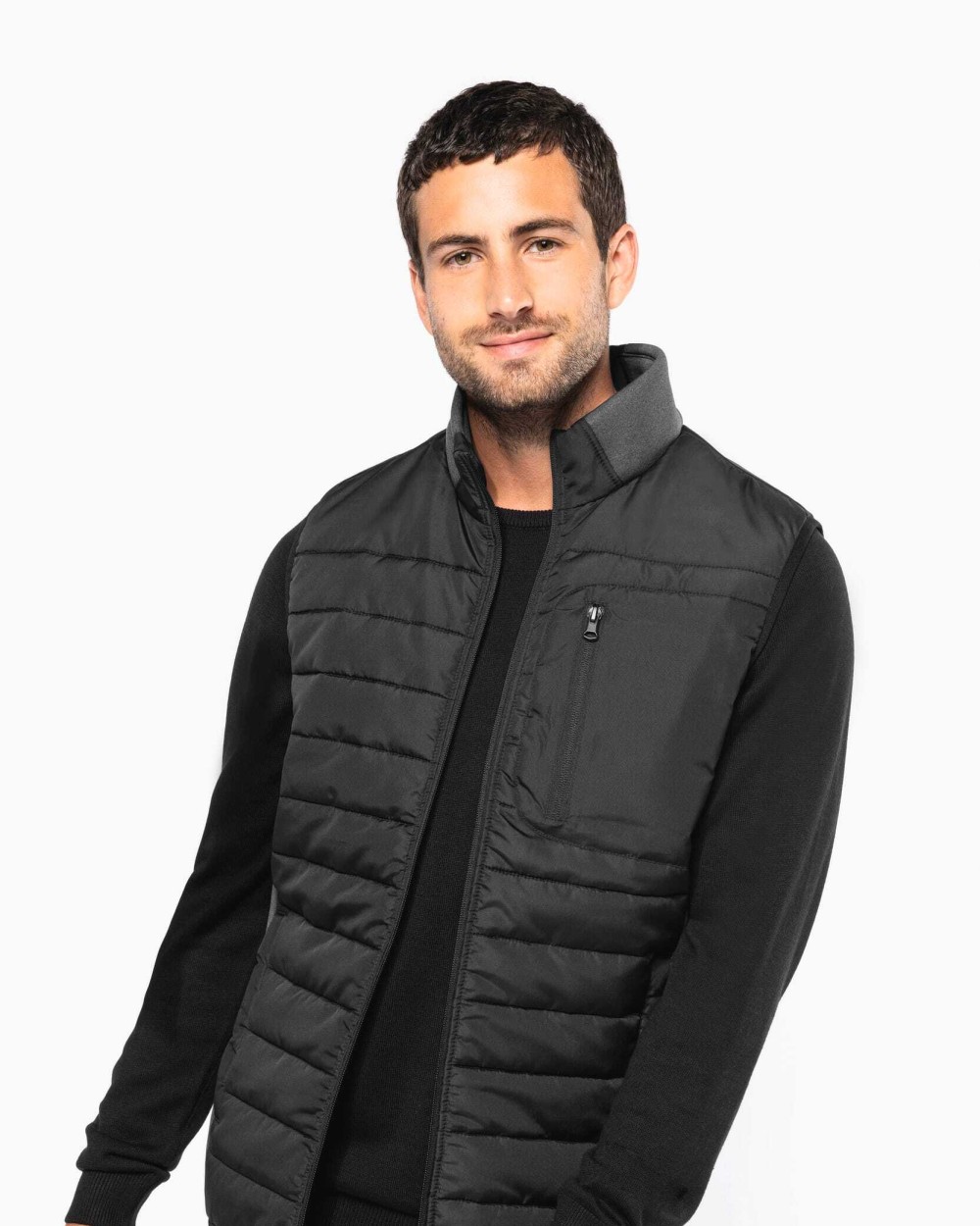 Vestes personnalisable KARIBAN Bodywarmer bi-matière homme