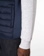 KARIBAN Bodywarmer aus zwei Materialien für Herren Jacken personalisierbar