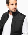 KARIBAN Bodywarmer aus zwei Materialien für Herren Jacken personalisierbar