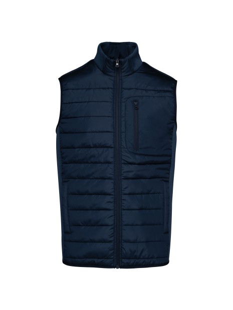 KARIBAN Bodywarmer bi-matière homme /api/colors/ea0b9cad-c5e3-4ff4-97ba-c35eb3cbd85b personnalisable