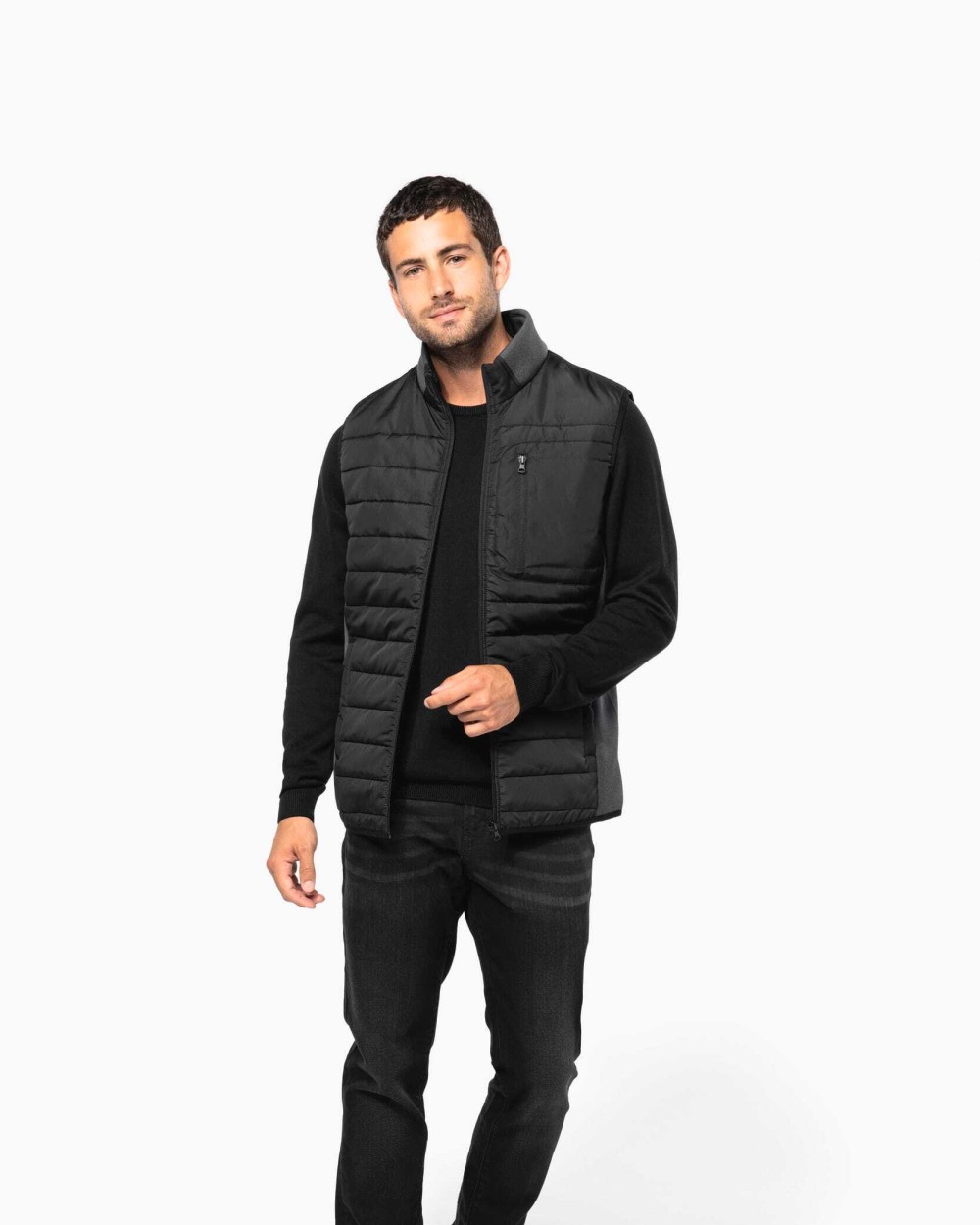 Vestes personnalisable KARIBAN Bodywarmer bi-matière homme