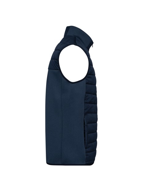 KARIBAN Bodywarmer bi-matière homme /api/colors/ea0b9cad-c5e3-4ff4-97ba-c35eb3cbd85b personnalisable