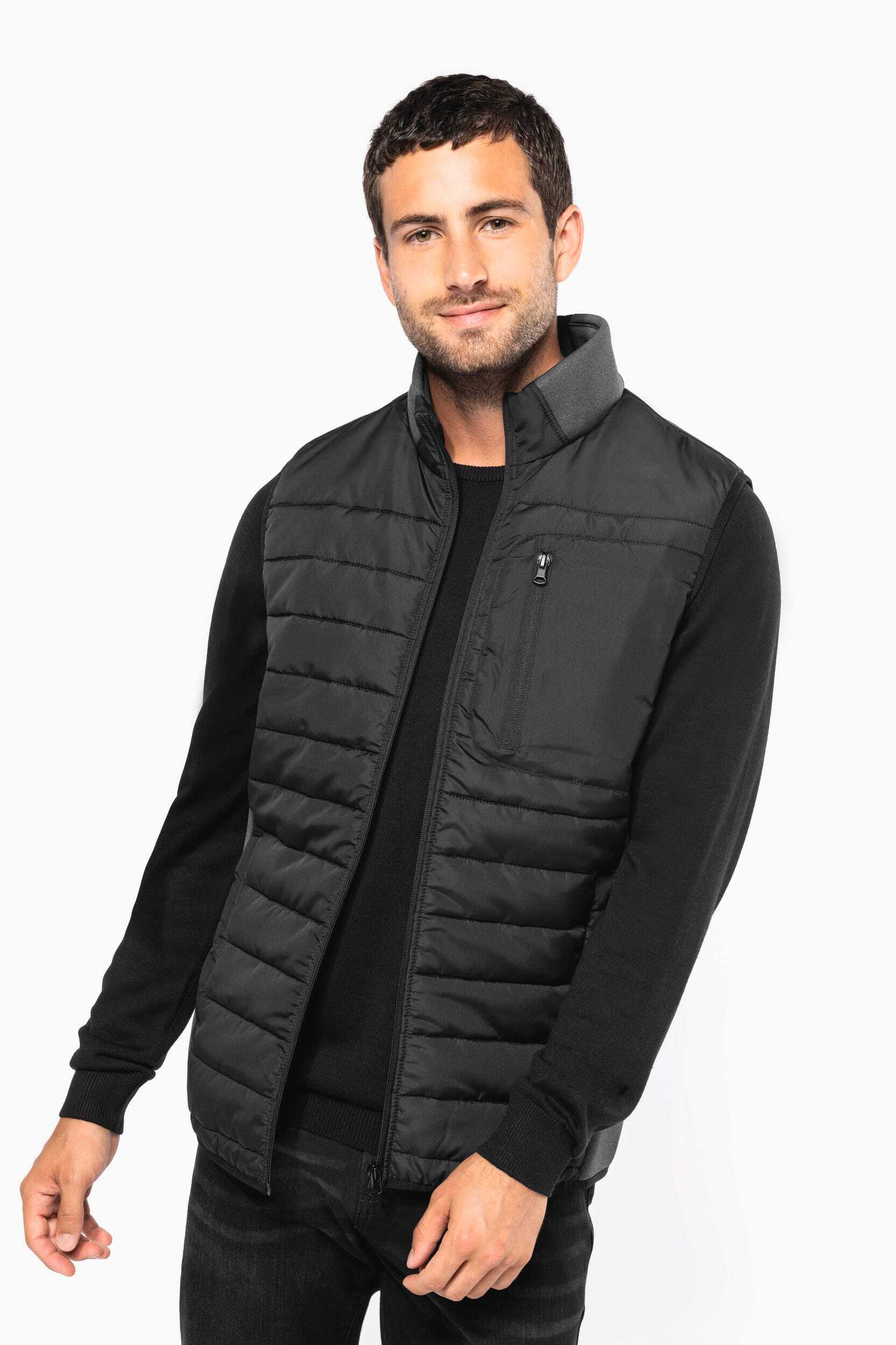 Vestes personnalisable KARIBAN Bodywarmer bi-matière homme