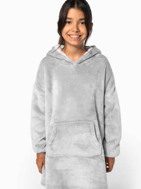 Vestes à personnaliser KARIBAN Plaid poncho enfant 