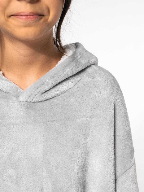 Vestes à personnaliser KARIBAN Plaid poncho enfant 