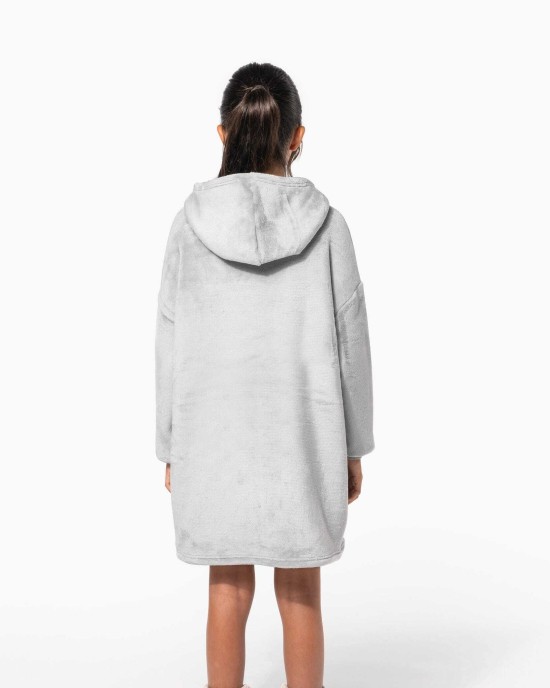 Vestes personnalisable Kariban Plaid poncho enfant