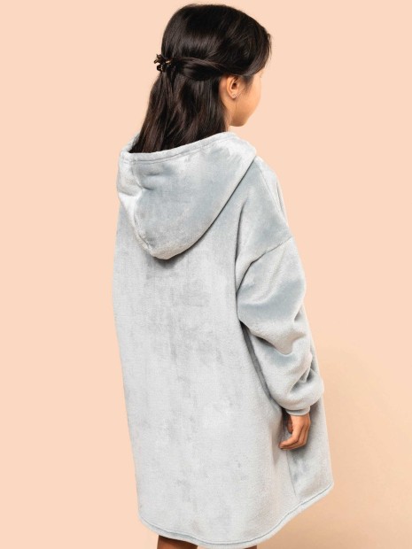 Vestes à personnaliser KARIBAN Plaid poncho enfant 