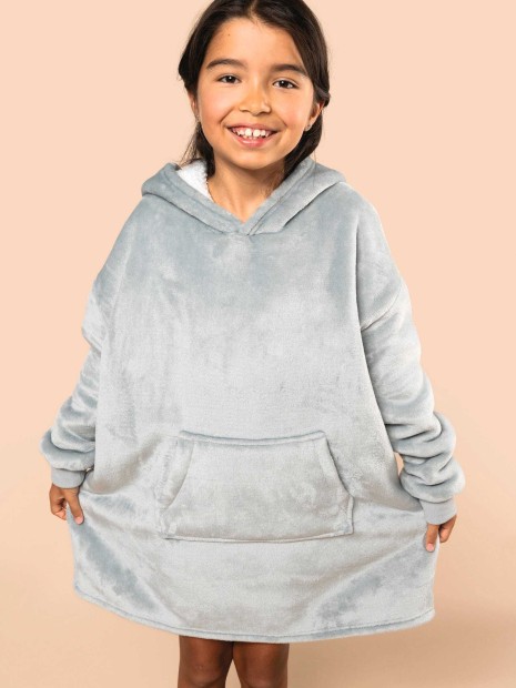 Vestes à personnaliser KARIBAN Plaid poncho enfant 