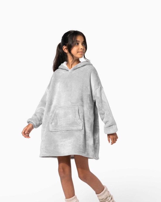 Vestes personnalisable Kariban Plaid poncho enfant