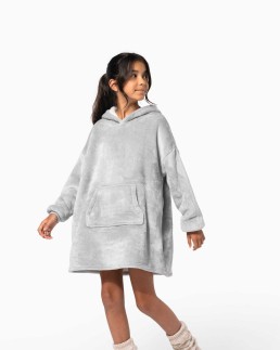 Plaid poncho enfant