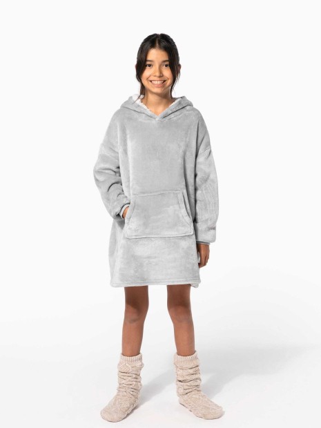 Vestes à personnaliser KARIBAN Plaid poncho enfant 