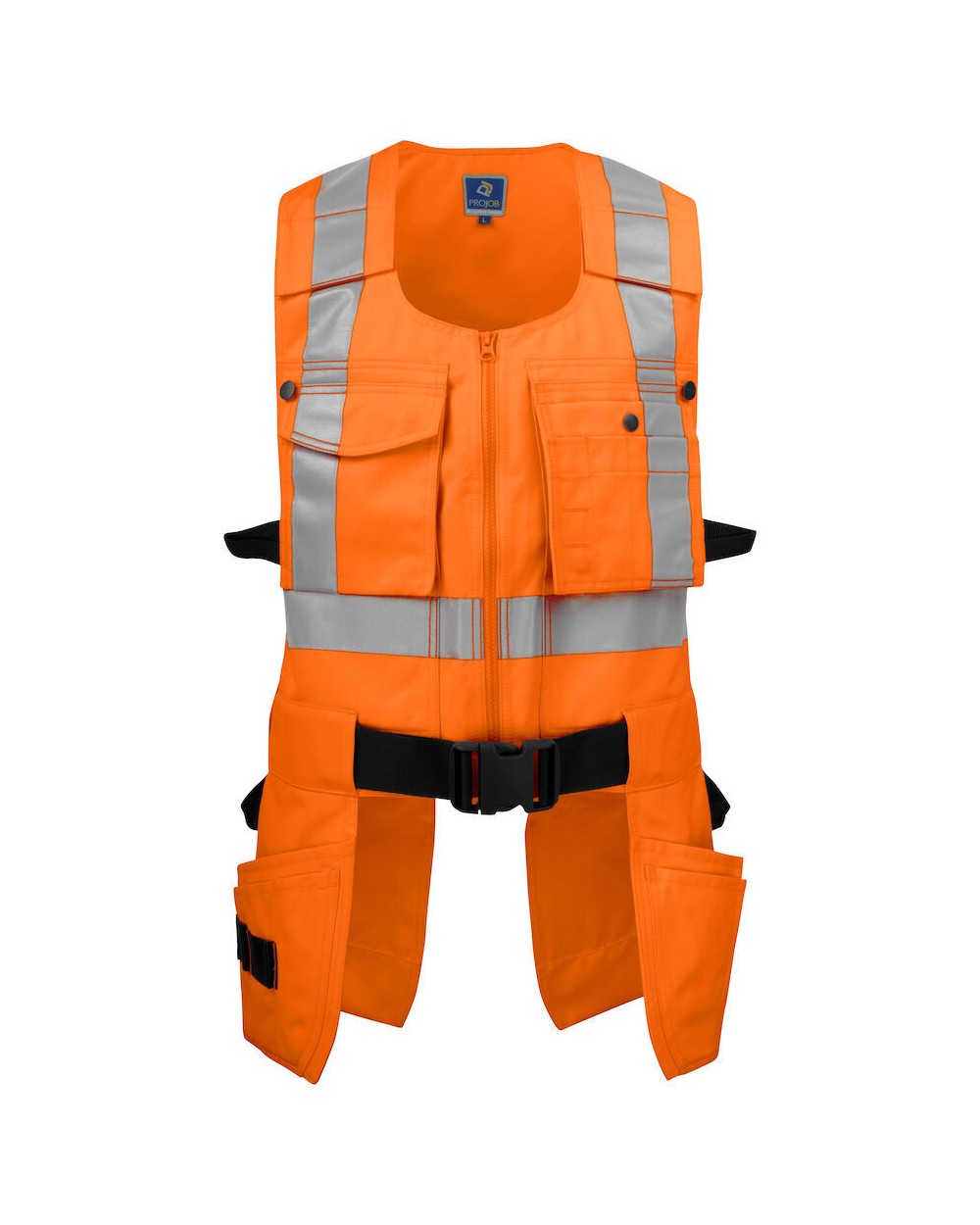 Jassen PROJOB 6704 SIGNALISATIEGEREEDSCHAPSVEST EN ISO 20471 KLASSE 2 voor bedrukking &amp; borduring
