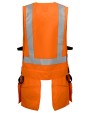 Jassen PROJOB 6704 SIGNALISATIEGEREEDSCHAPSVEST EN ISO 20471 KLASSE 2 voor bedrukking &amp; borduring