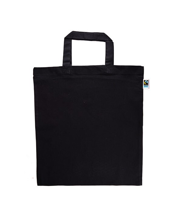 PRINTWEAR Fairtrade Cotton Bag Short Handles Taschen personalisierbar