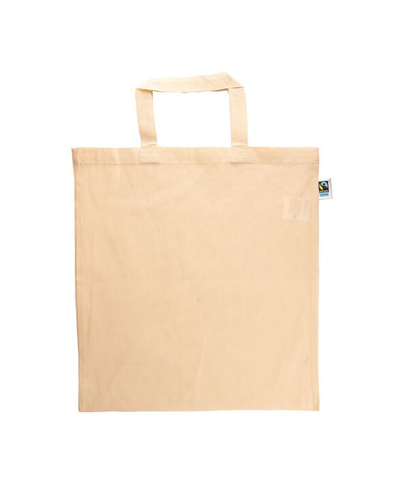 PRINTWEAR Fairtrade Cotton Bag Short Handles Taschen personalisierbar