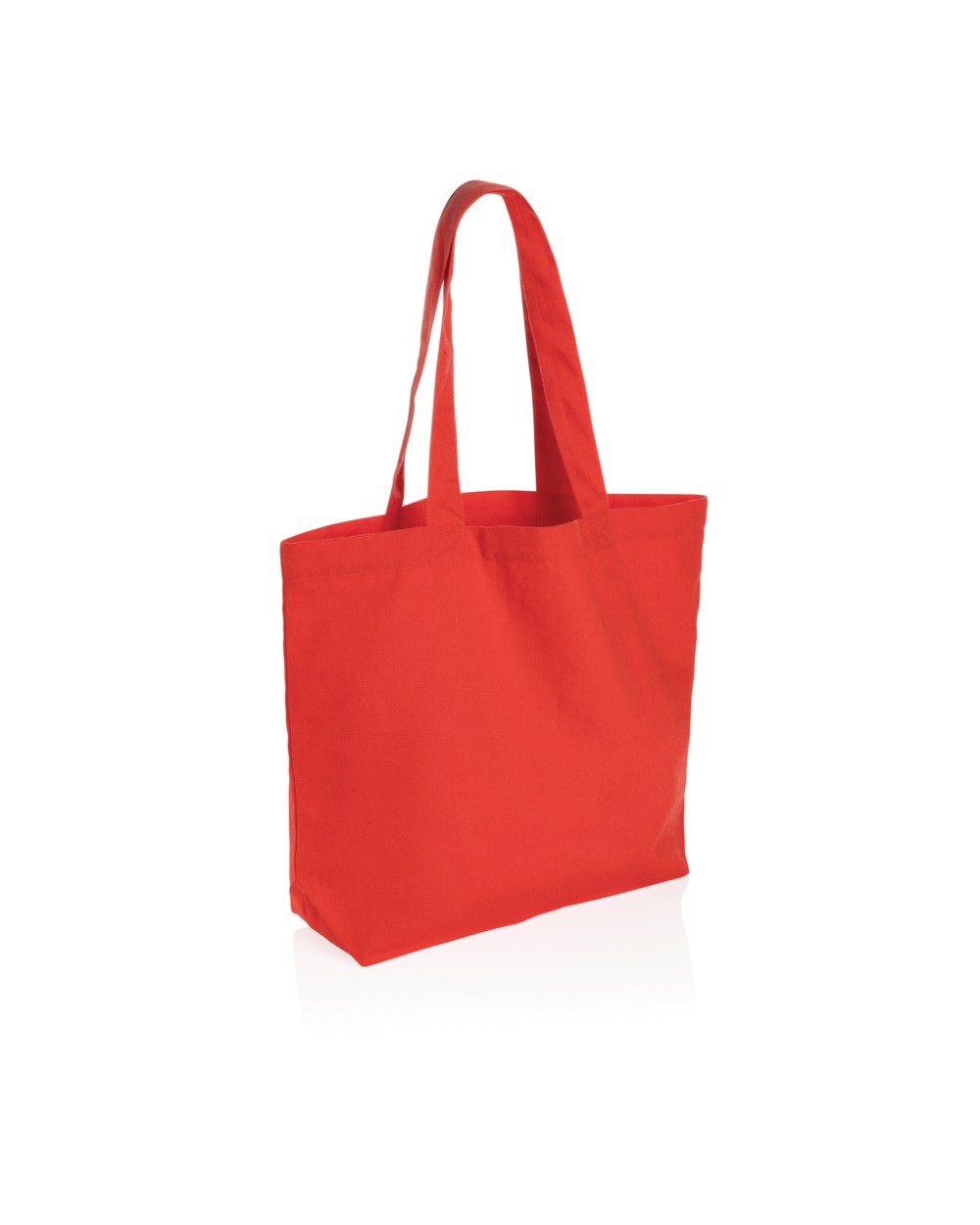 Tassen & Zakken 4DO Impact Aware™ recycled canvas shopper met vakje 240gsm voor bedrukking &amp; borduring