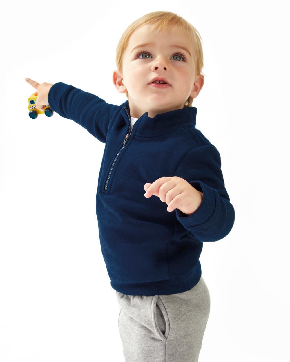 Sweat-shirts personnalisable BABYBUGZ Baby Quarter Zip Sweat 
