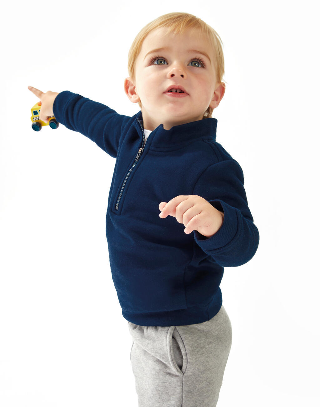Sweat-shirts personnalisable BABYBUGZ Baby Quarter Zip Sweat 