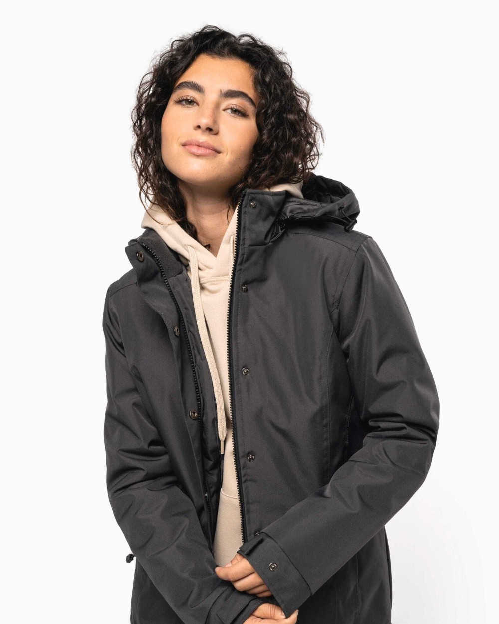 KARIBAN Damenparka Jacken personalisierbar