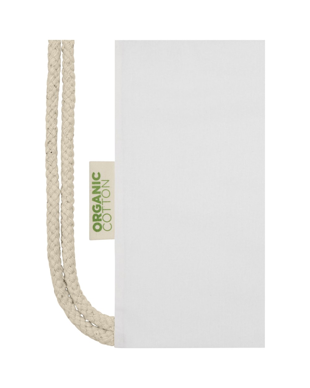 Tassen & Zakken 4DO Orissa 100 g/m² biologisch katoenen rugzak met trekkoordsluiting 5L voor bedrukking &amp; borduring