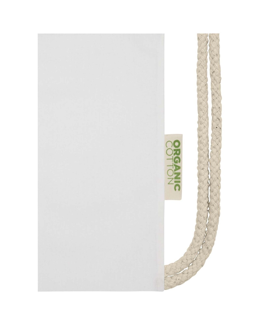 Tassen & Zakken 4DO Orissa 100 g/m² biologisch katoenen rugzak met trekkoordsluiting 5L voor bedrukking &amp; borduring