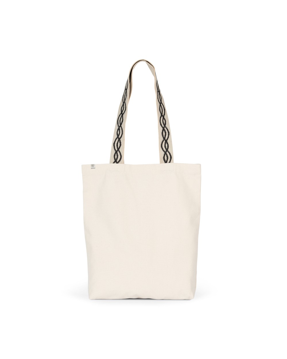 KIMOOD Recycelte Shoppingtasche mit flachem Boden Taschen personalisierbar