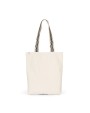 Tassen & Zakken KIMOOD Gerecyclede shopper met platte bodem voor bedrukking &amp; borduring