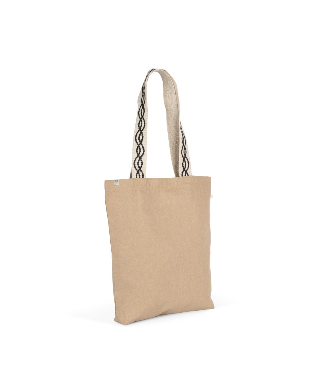 Tassen & Zakken KIMOOD Gerecyclede shopper met platte bodem voor bedrukking &amp; borduring