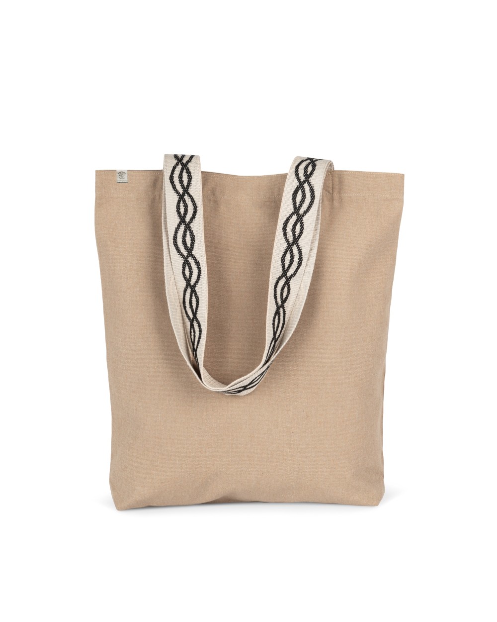 Tassen & Zakken KIMOOD Gerecyclede shopper met platte bodem voor bedrukking &amp; borduring