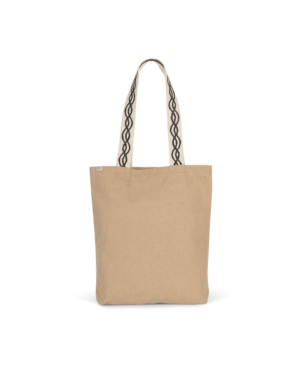 Tassen & Zakken KIMOOD Gerecyclede shopper met platte bodem voor bedrukking &amp; borduring