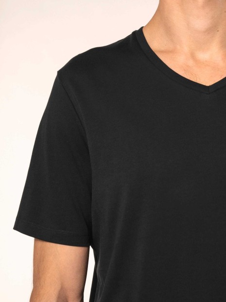 T-Shirts à personnaliser KARIBAN T-shirt Supima® col V manches courtes homme 