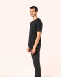 T-shirts KARIBAN Supima® heren-T-shirt V-hals korte mouwen voor bedrukking &amp; borduring