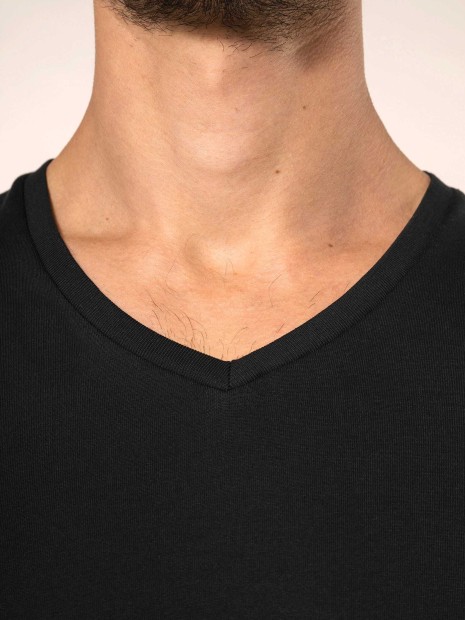 T-Shirts à personnaliser KARIBAN T-shirt Supima® col V manches courtes homme 