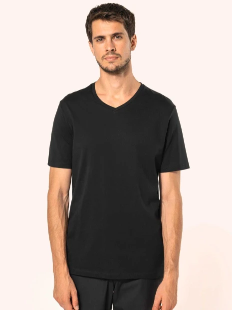 T-Shirts à personnaliser KARIBAN T-shirt Supima® col V manches courtes homme 