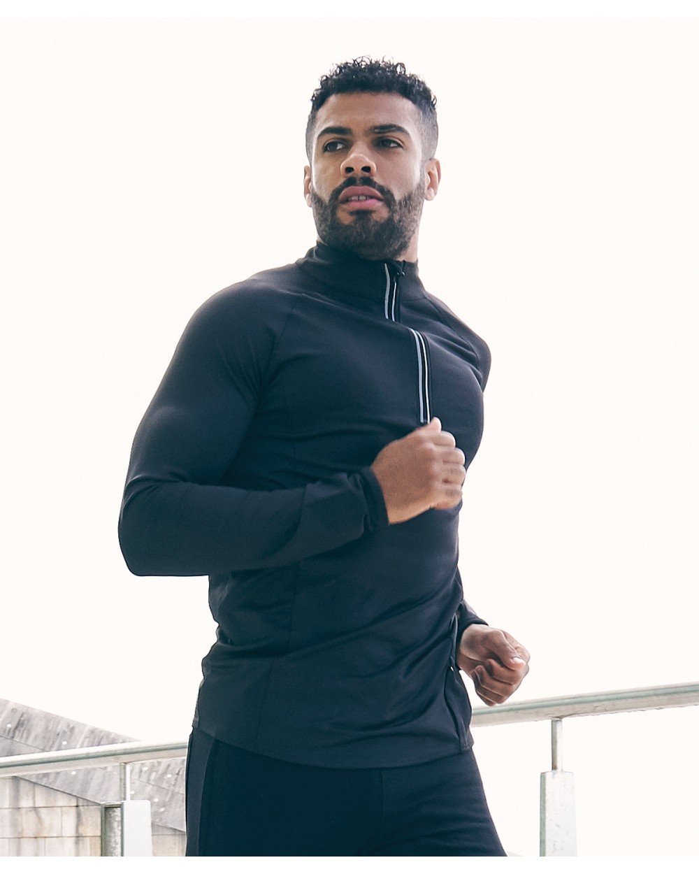 AWDIS COOL FLEX 1/2 ZIP TOP T-Shirts personalisierbar