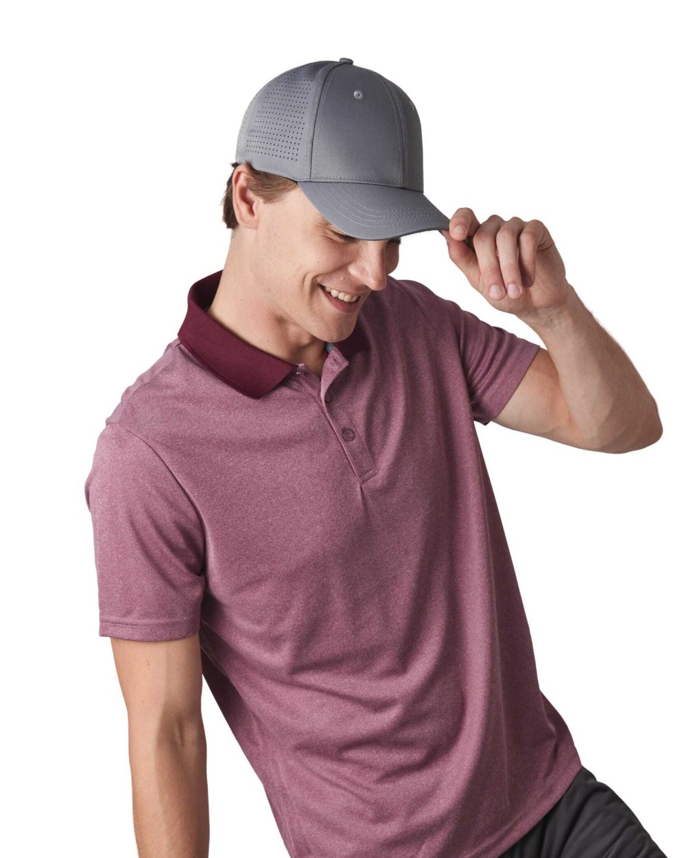 K-UP Perforierte 6-Panel-Kappe Kappen personalisierbar