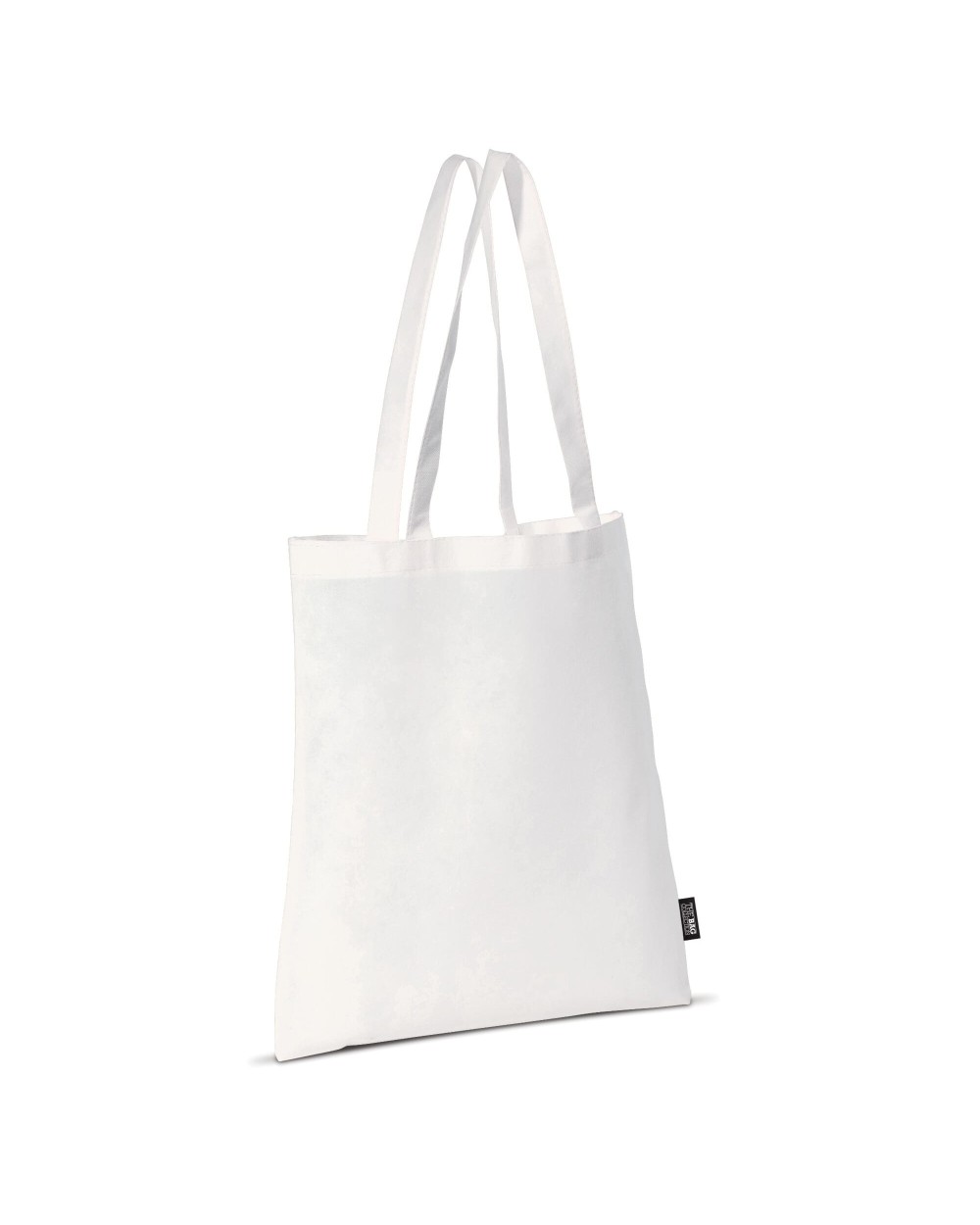 Tassen & Zakken 4DO Schoudertas non-woven wit 75g/m² voor bedrukking &amp; borduring