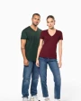 KARIBAN Herren-T-Shirt Bio 150 mit V-Ausschnitt T-Shirts personalisierbar