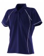 Polos personnalisable FINDEN-HALES Ladies Piped Performance Polo