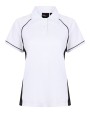 Polo's FINDEN-HALES Ladies` Piped Performance Polo voor bedrukking &amp; borduring