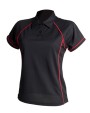 Polos personnalisable FINDEN-HALES Ladies Piped Performance Polo