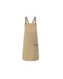 KARLOWSKY Bib Apron Urban-Look with Cross Straps and Pocket Schürzen personalisierbar