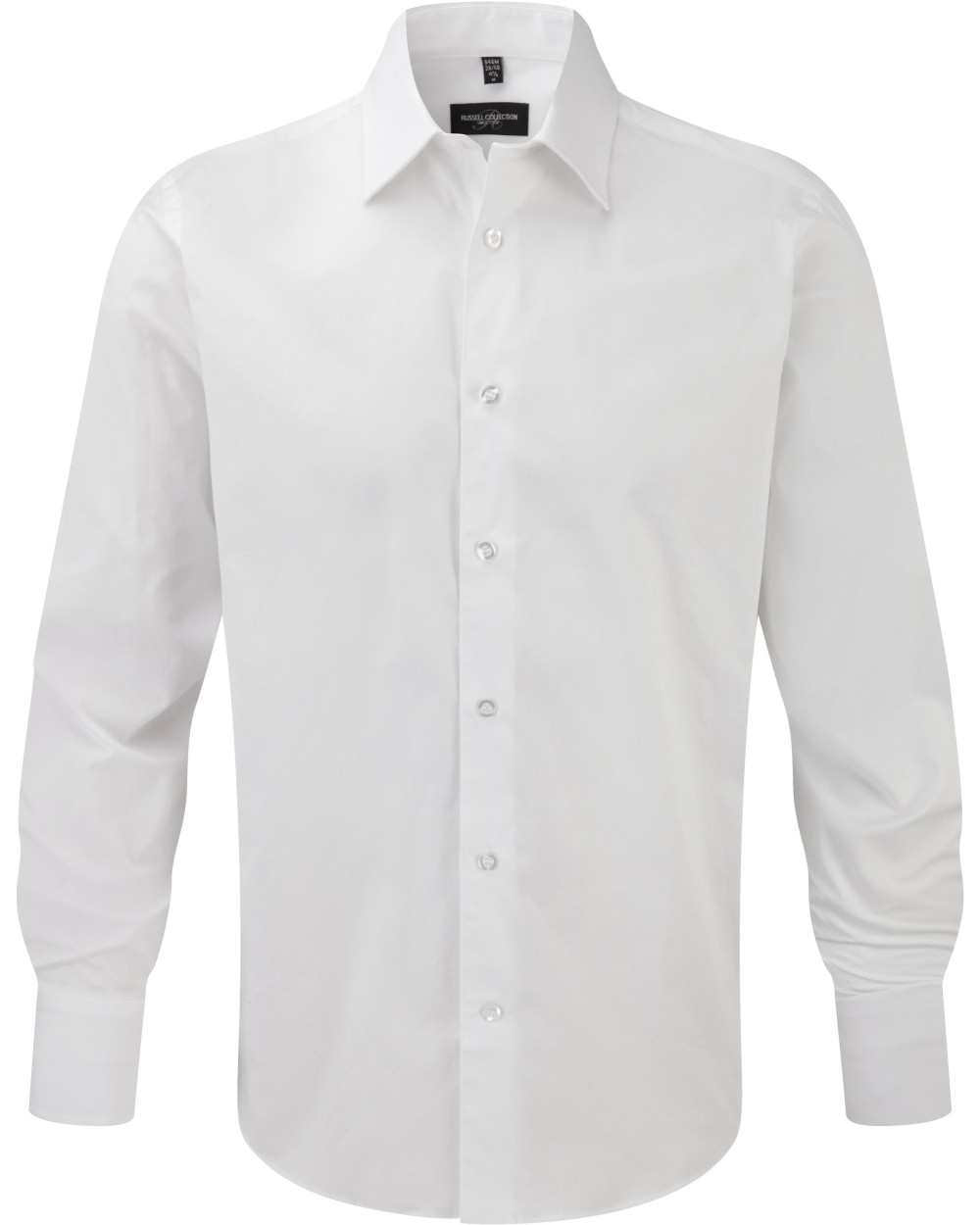 RUSSELL Men's Long Sleeve Easy Care Fitted Shirt Hemden personalisierbar
